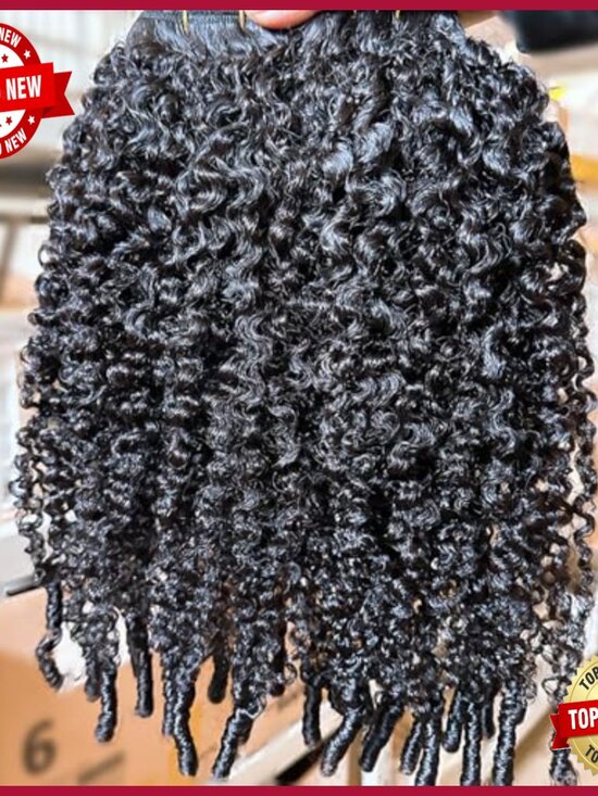 Clip In Human Hair Extensions 7pcs 120g Curly 3C4A 24 Inch Full Head main image 6